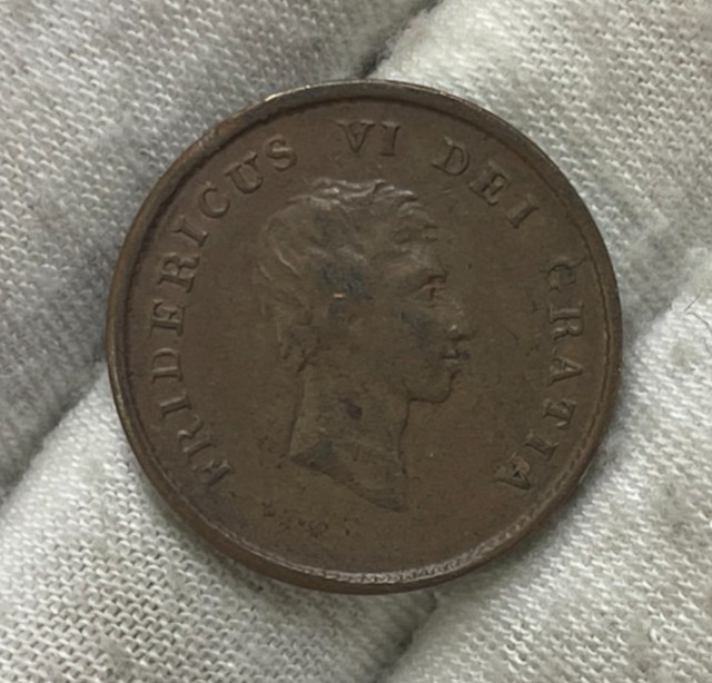 1809 Denmark 2 Skilling Coin High Grade High Value