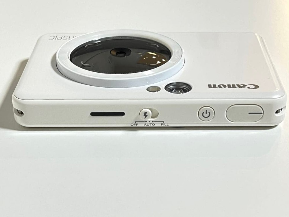 Canon Camera Inspic Zv-123 Pearl White