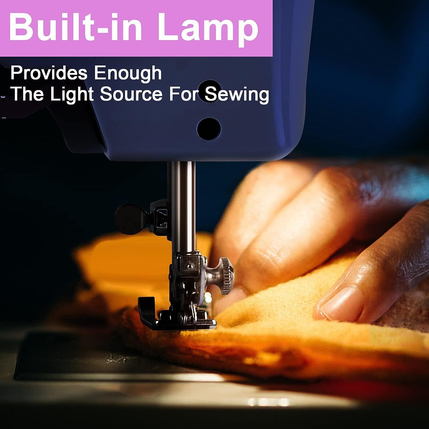 Portable Sewing Machine Electric Crafting Mending Machine 12 Built-In Stitches