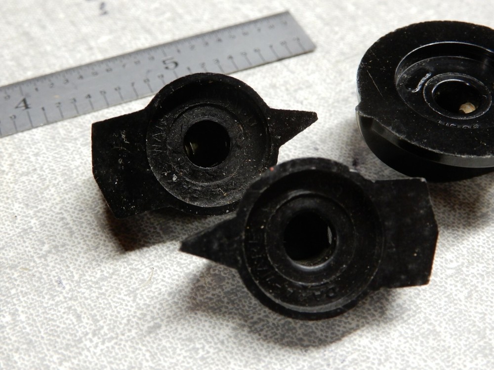 Chicken Head Knobs for 1/4 Shafts Some with Set Screws Some Daka-Ware