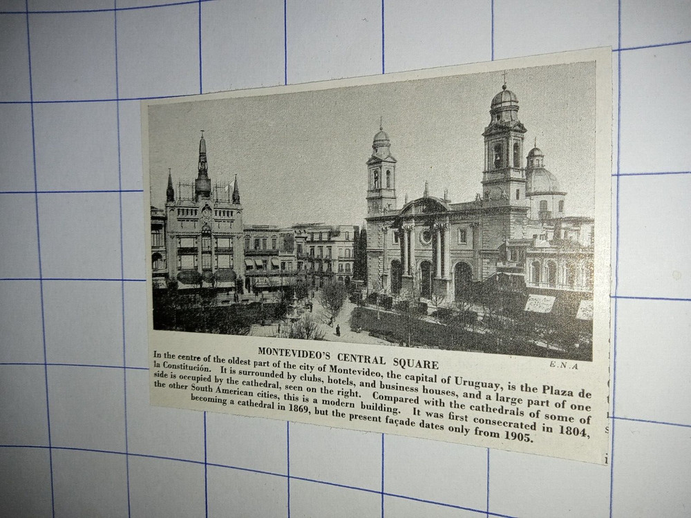 Montevideosc Central Square C 1950
