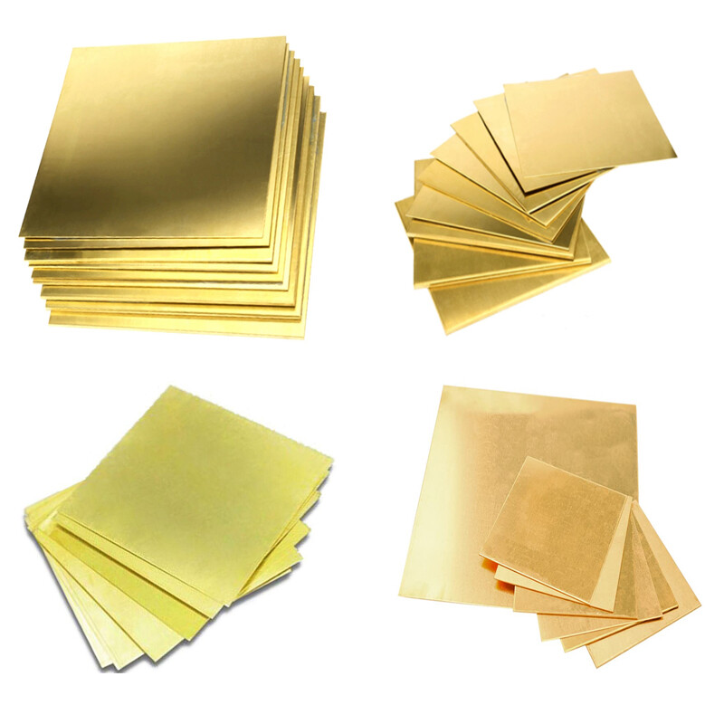 Brass Sheet Plate Panel Metal 0.1-8mm Thick - Multi sizes available