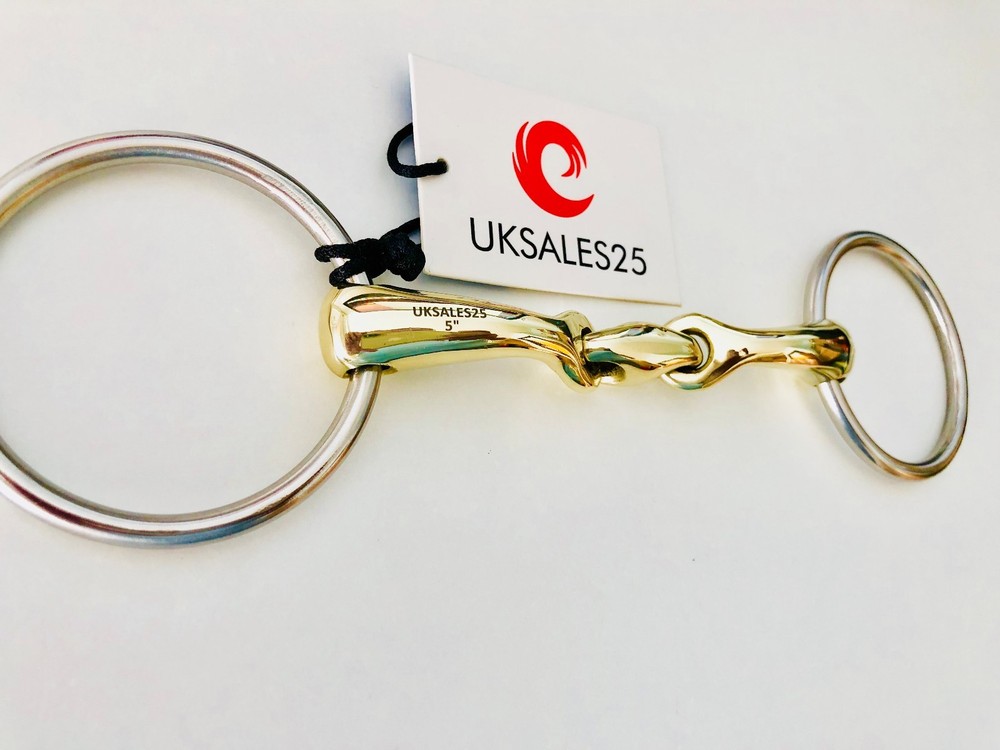 Loose Ring Snaffle Curved Oval MP GS & SS (UKSALES25®) *SAME DAY DISPATCH*