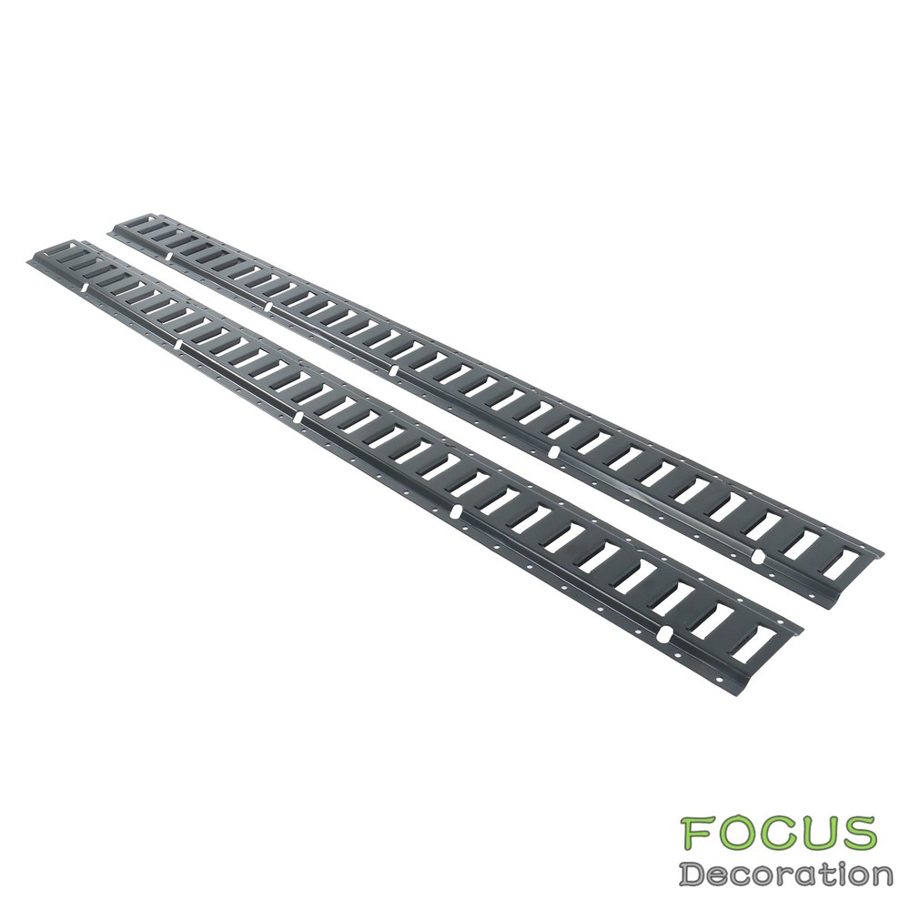 2 Pack Multi Purpose Durable 5' E-Track Tie Down Rail Secure Cargo For ATV Truck