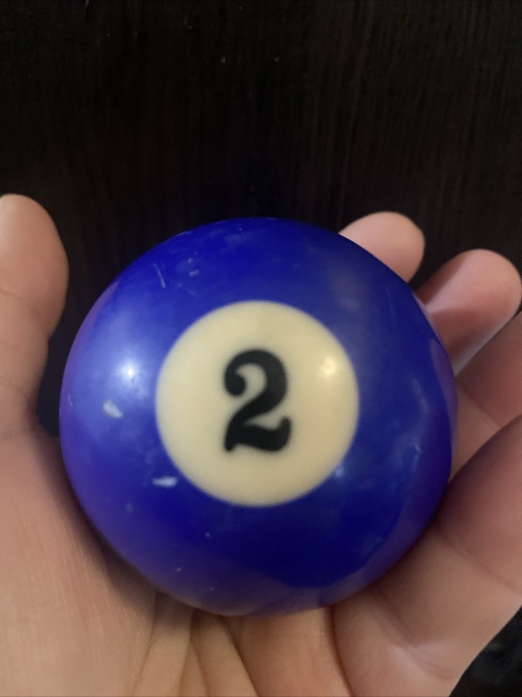 Pool Ball Billiard Replacement Number 2 Solid Blue