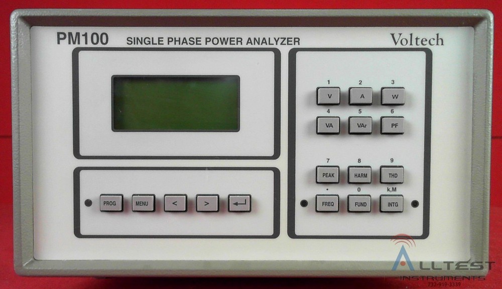 Voltech PM100 Single Phase Power Analyzer