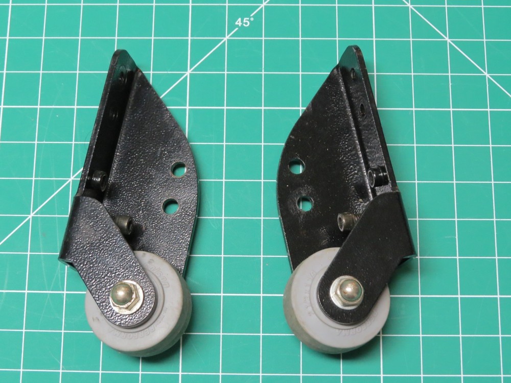 OEM Hoveround Teknique XHD Front Anti-tip Wheels w/Brackets