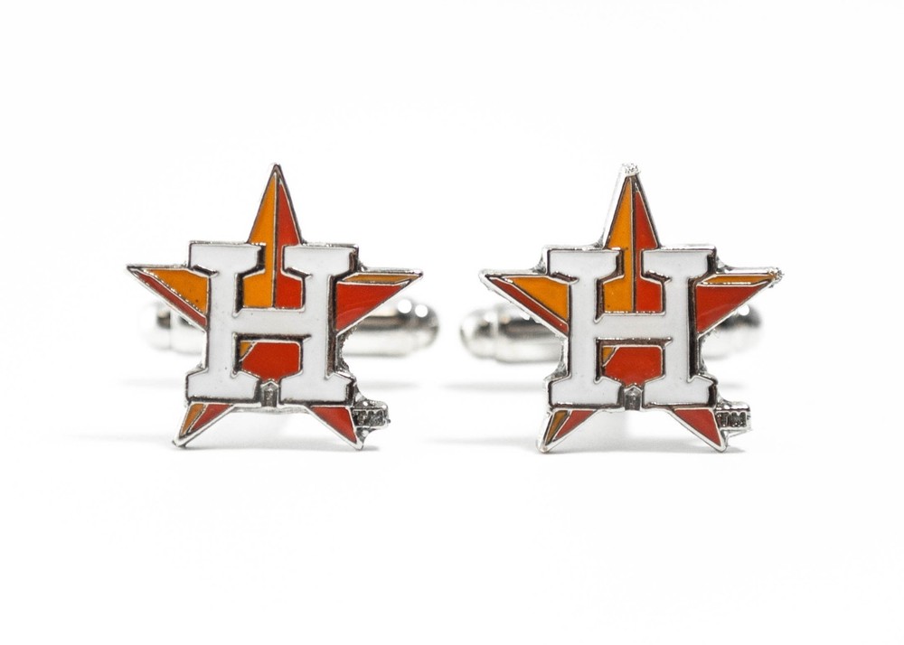 Houston Astros Cufflinks--MLB Baseball
