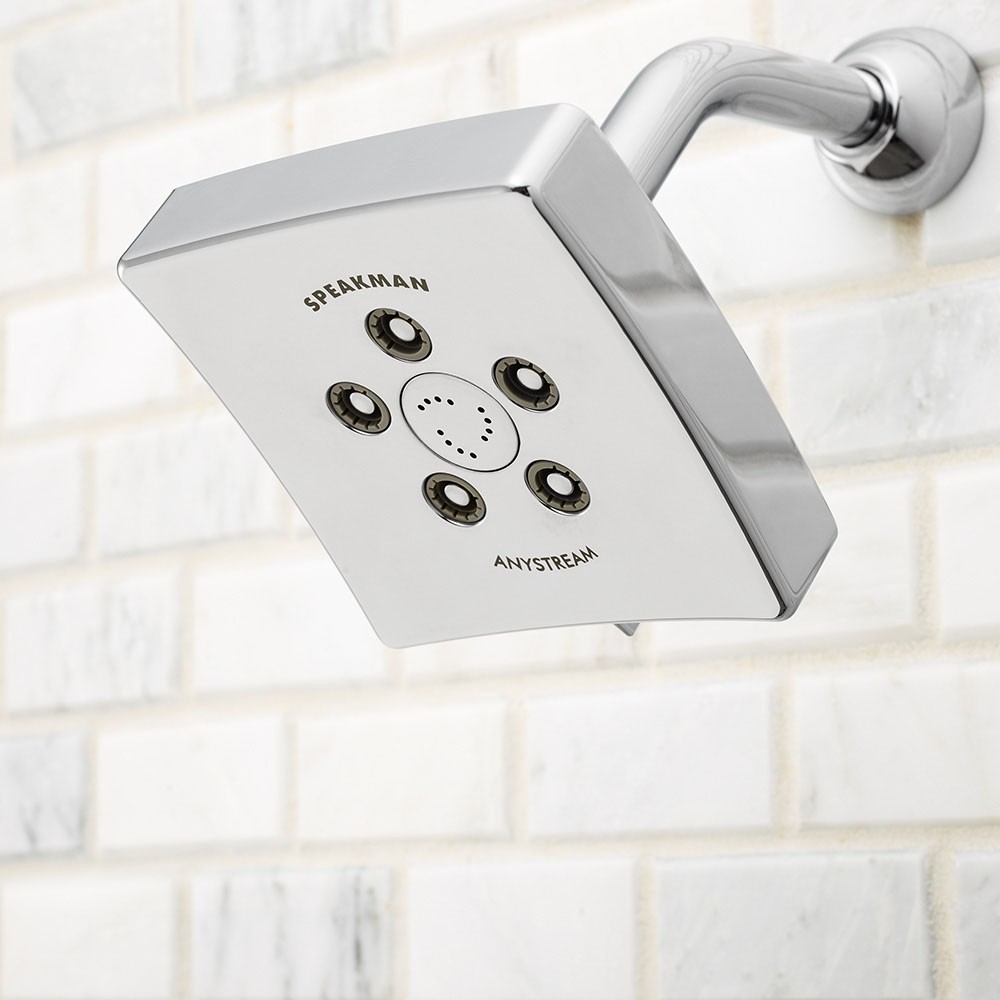 Speakman S-3021 Chrome Kubos 2.5 Gpm Multi Function Shower Head