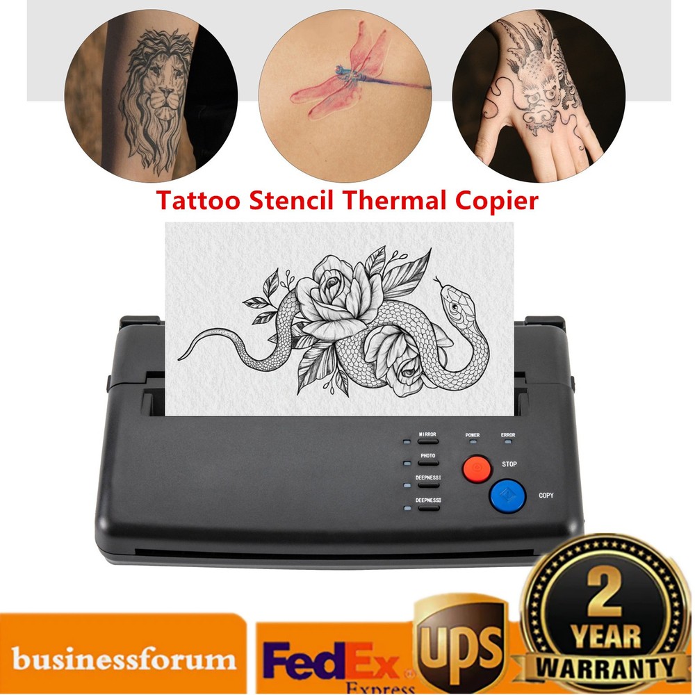Tattoo Stencil Maker Tattoo Transfer Thermal Copier Stencil Printer Machine ABS