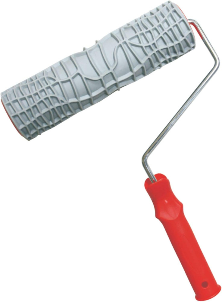 10'' Patterned Paint Roller for Wall Decoration Classic Brick Embossing Texture