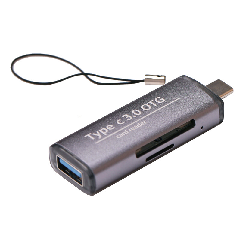 Type C USB 3.0 Flash Disk SD TF Card Reader for Macbook Type C OTG Android Phone