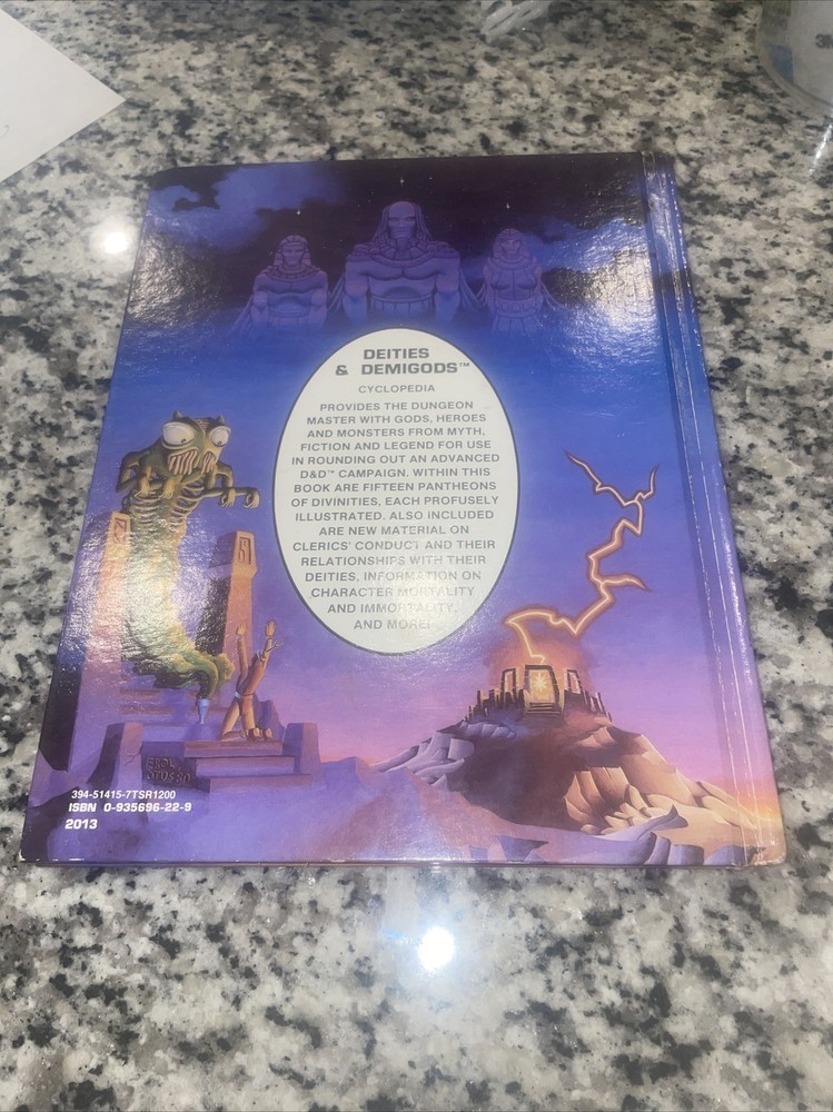 TSR Ad&d Legends & Lore 1980 Book