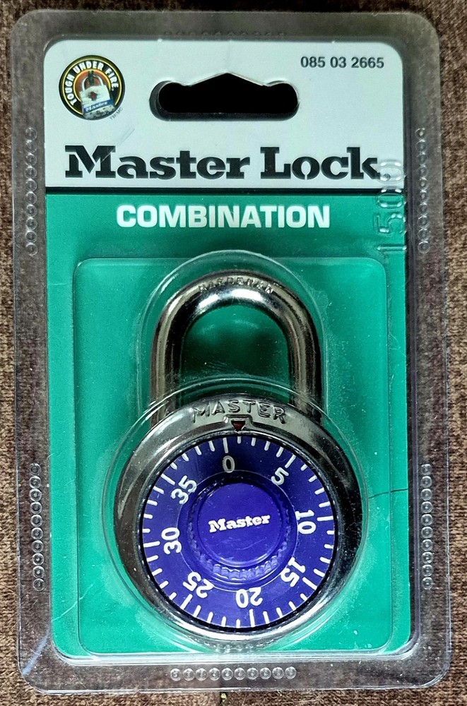 Master Lock 1514DTGT Combination Padlock Purple