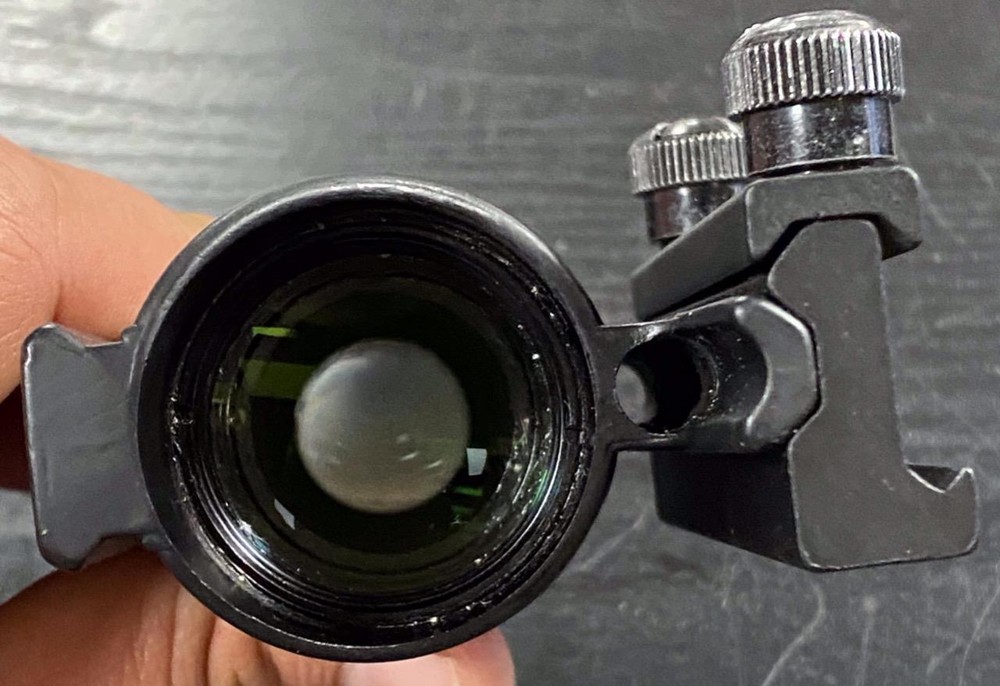 TERMINUS OPTICS 4x32 GREEN SCOPE-USED.