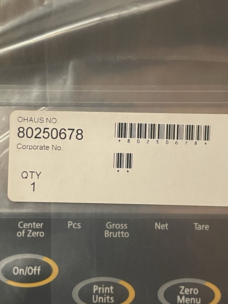 Ohaus Cd11 Keypad Overlay