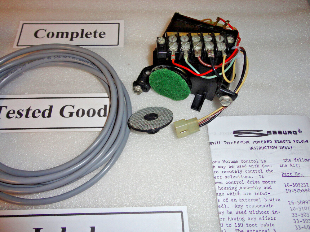 Seeburg Jukebox, Wired Remote Control Kit, Complete W/Instructions Safe ship. #1