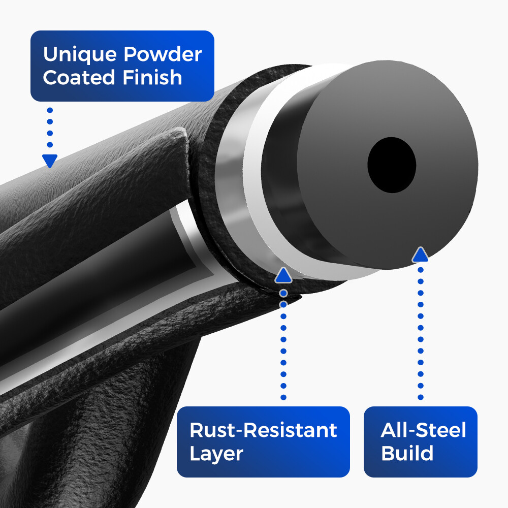 6" Drop Running Boards For 2015-2025 Ford F150 Regular Cab Side Step Nerf Bars