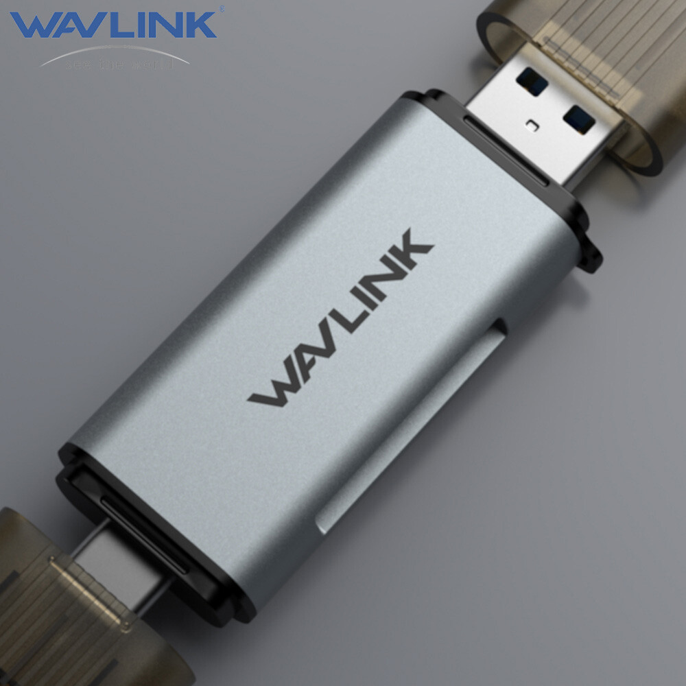 USB C/USB to SD Micro SD Memory Card Reader for MacBook/iPad Pro/Android Phone