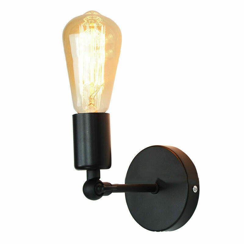 E27 Loft Retro Vintage Rustic Sconce Edison Wall Light Lamp Holder Bulb Socket