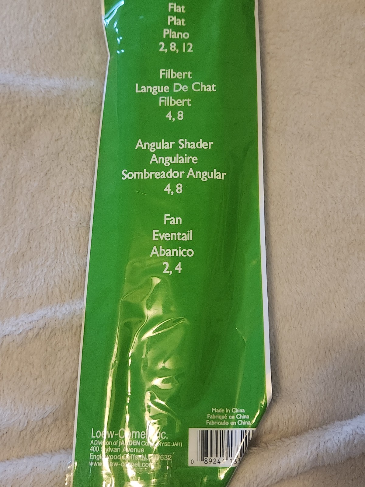 Vintage Loew-cornell Brush Set INCOMPLETE, 8 In Pack