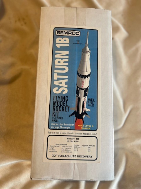 Satutrn 1B Model Rocket