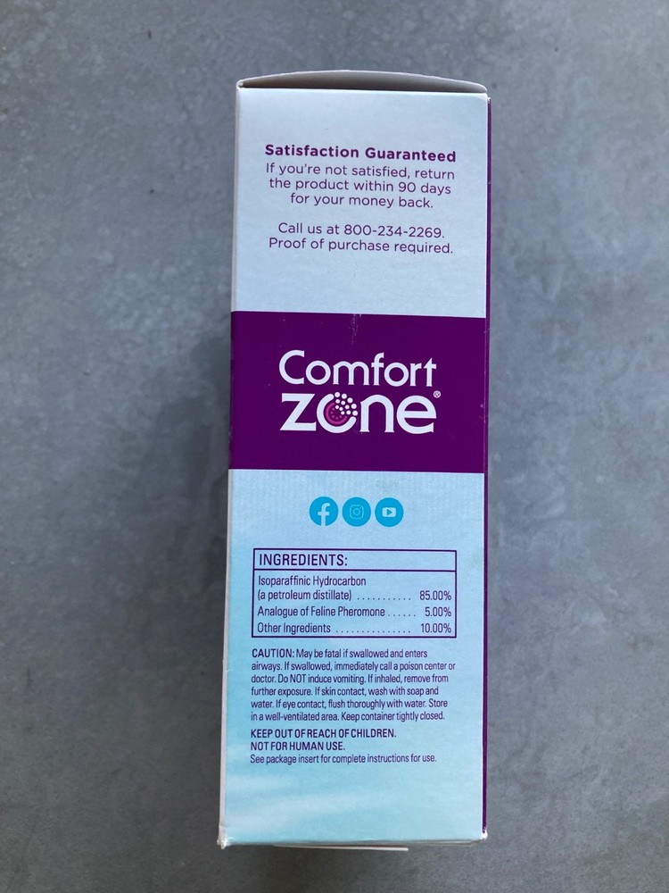 NEW Comfort Zone Multi Cat Pheromone Calming Kit 2 Diffusers 2 Refills OPEN BOX