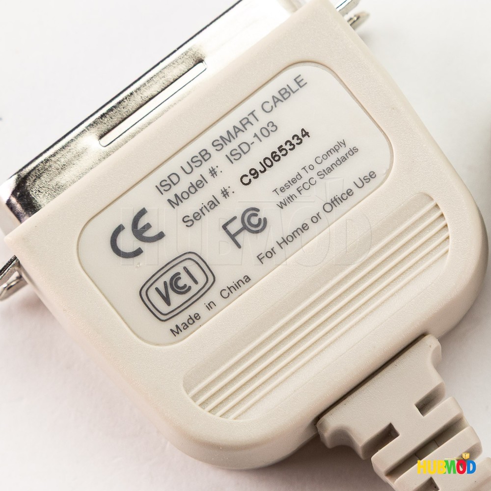 Epson ISD USB Adapter Smart Cable Model: ISD-103 - USB to Parallel Printer