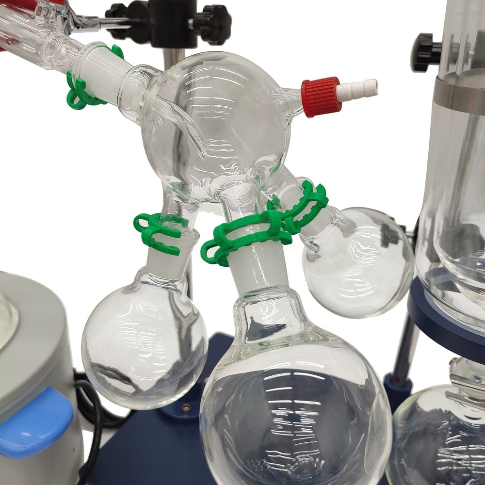 110V Short-range Molecular Distillation Apparatus Laboratory Heating Stirring