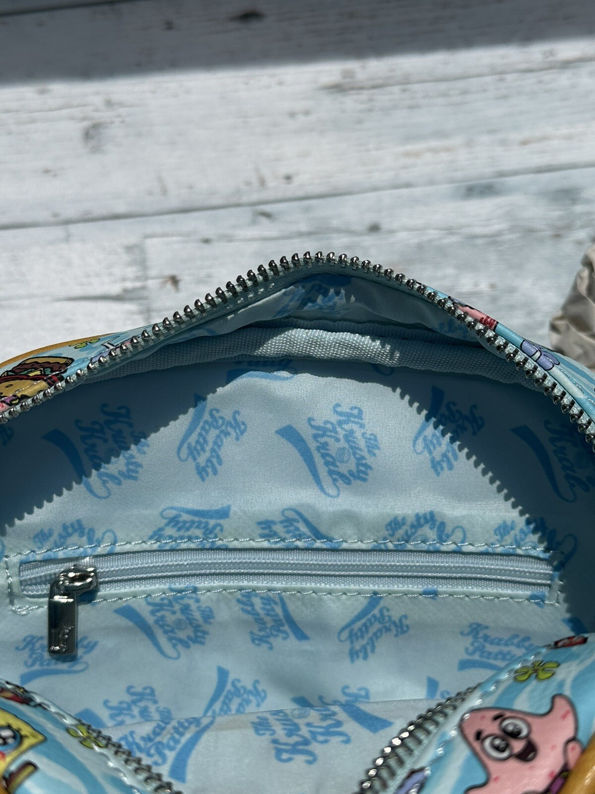 NEW Nickelodeon Loungefly Crossbody Bag Baby Sponge Bob• Patrick• Gary