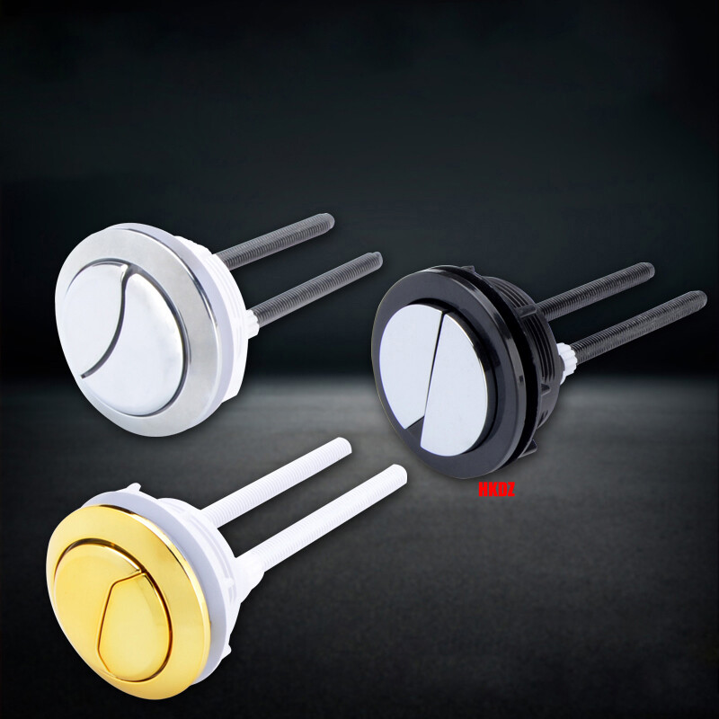 Round Single/Dual Flush Toilet Cistern Push Button Fitting Replace Water Saving