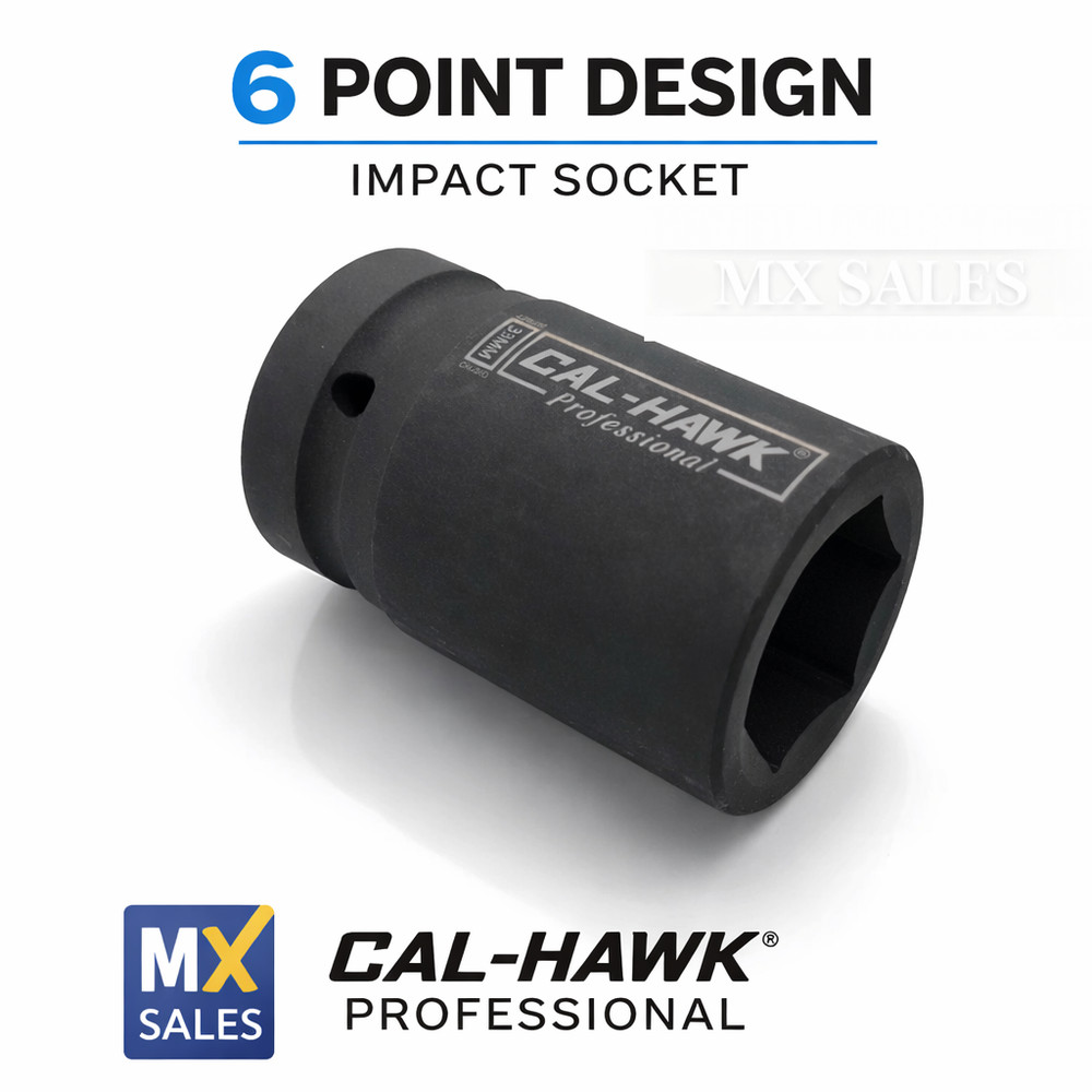 1" DR x 33MM DEEP SPINDLE AXLE NUT SOCKET HEAVY DUTY