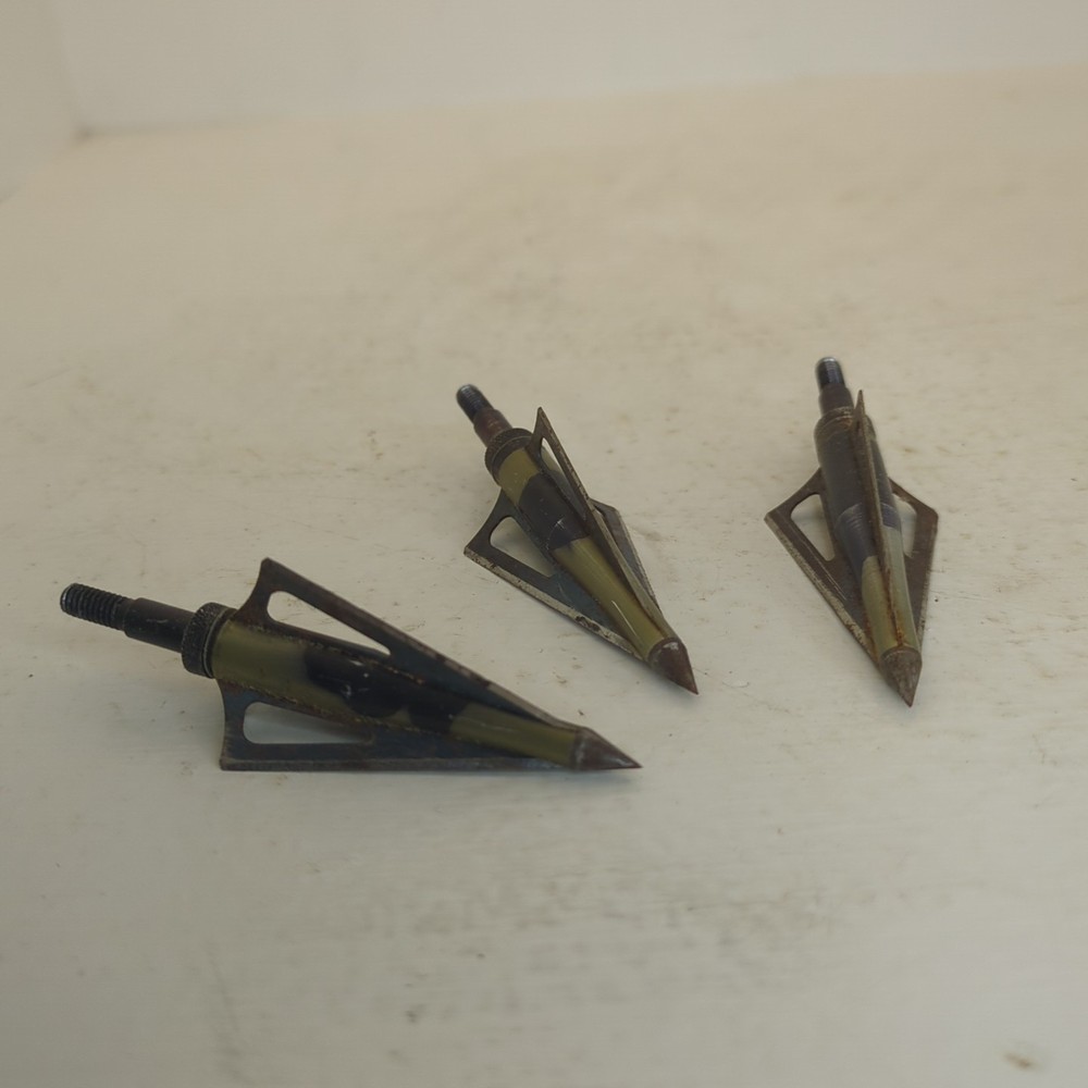 Used 3-Blade Fixed-Blade Broadheads
