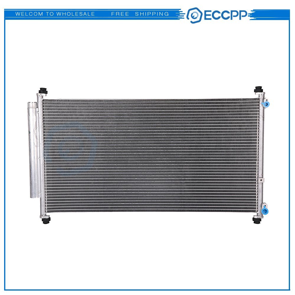 Aluminum AC Condenser For 2005-2010 Honda Odyssey 3.5L V6 Cooling Replacement