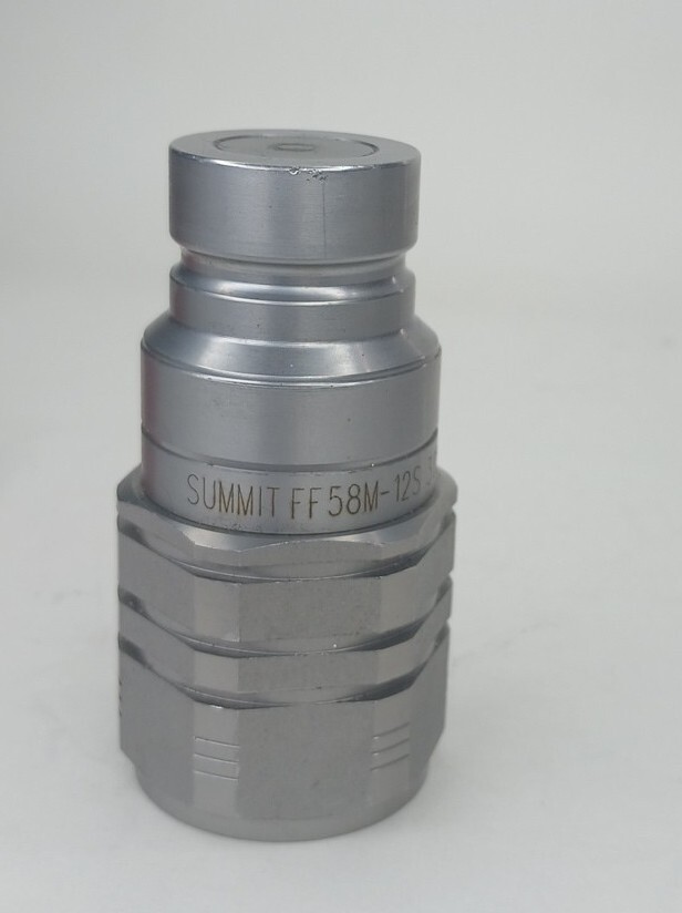 Summit NPT Flat Face FF 58M-12S 3022 Hydraulic Quick Connect Coupler Coupling
