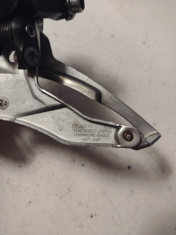 Shimano Deore Front Derailleur 3x9 31.8 Clamp Dual Pull M511