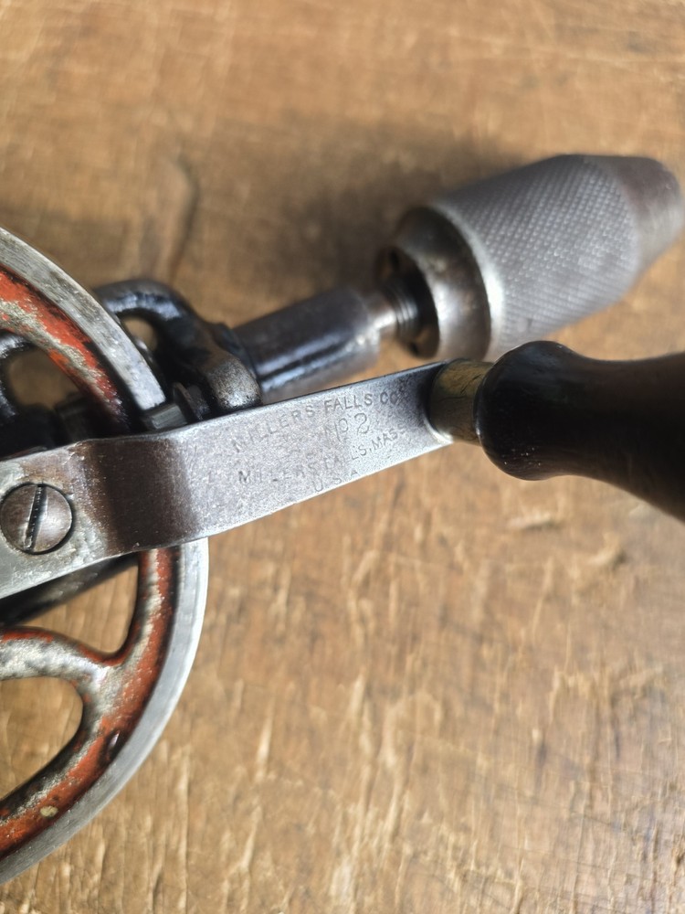Millers Falls No. 2 Egg Beater Hand Drill - No Bits