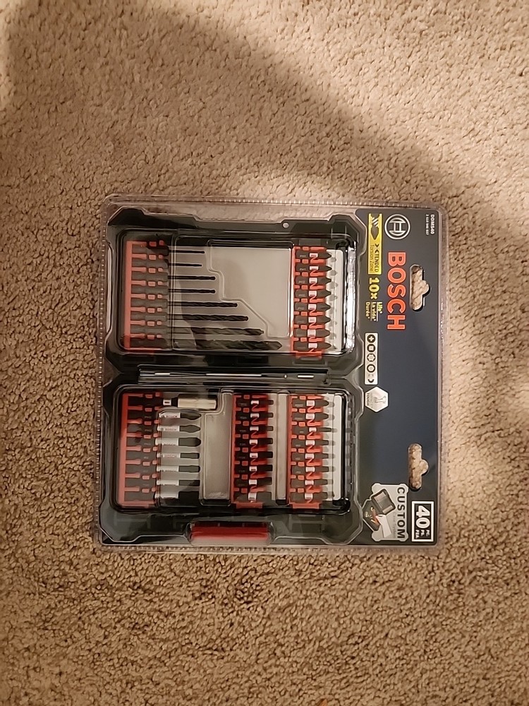 Bosch Ddms40 40Pc. Hss 118 Degrees, 135 Degrees Drill Bit Set
