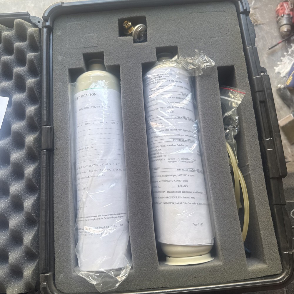 MSA refrigerant and flane calibraton kit