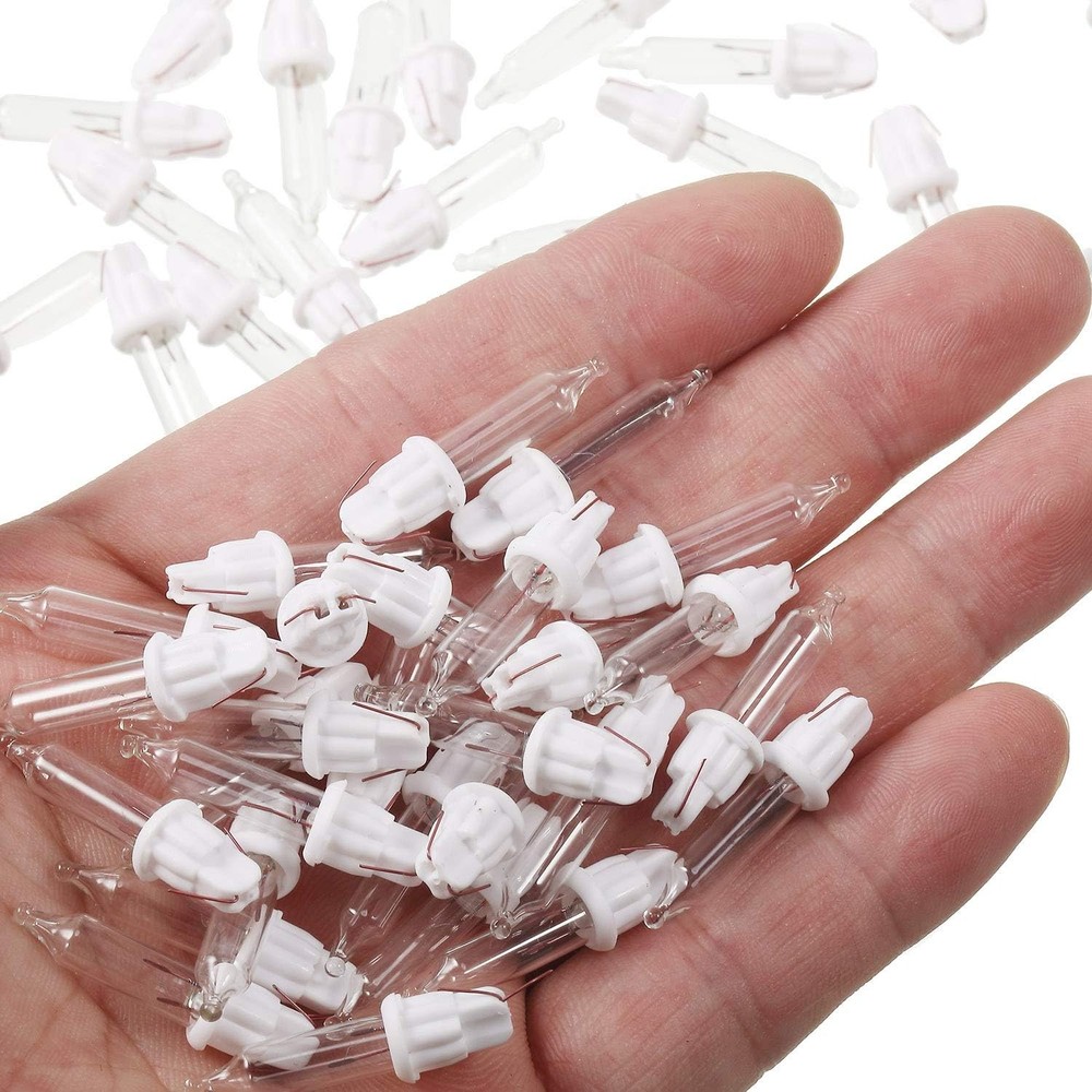 Mudder 60ct 2.5V Mini Replacement Bulbs for Christmas String Lights Warm White