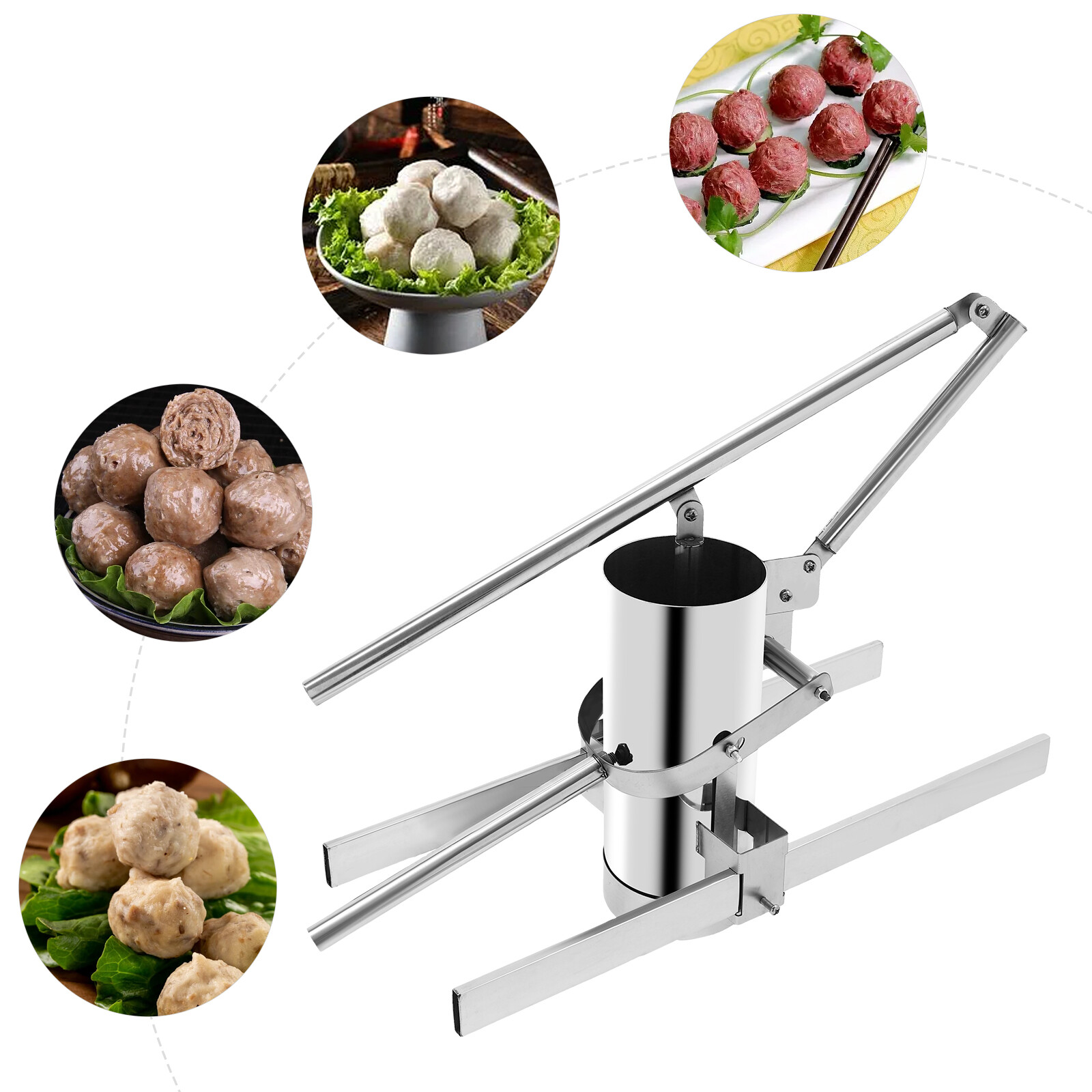 Manual Meatball Making Machine Processing Forming Stainless Meatball Machine HOT