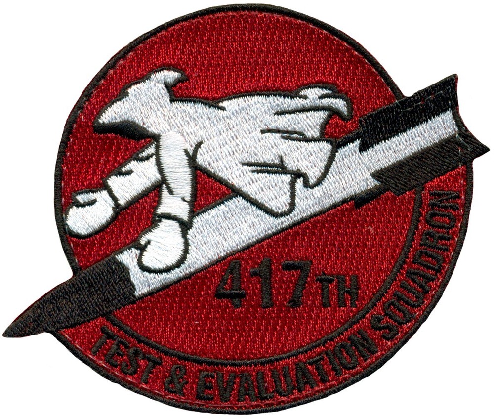 USAF 417th TEST and EVALUATION SQUADRON PATCH