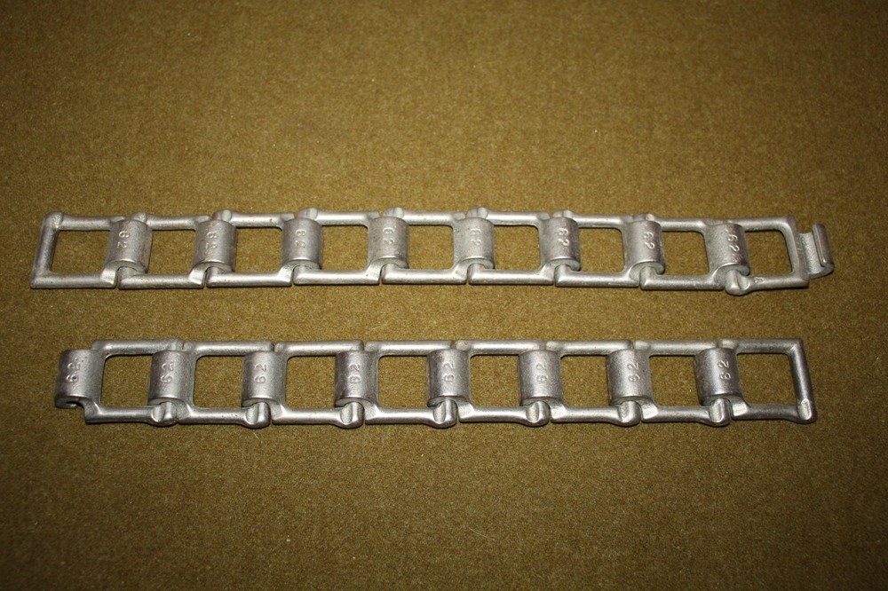 17-Original WW2 German Metal Interlocking Links, Unknown Usage