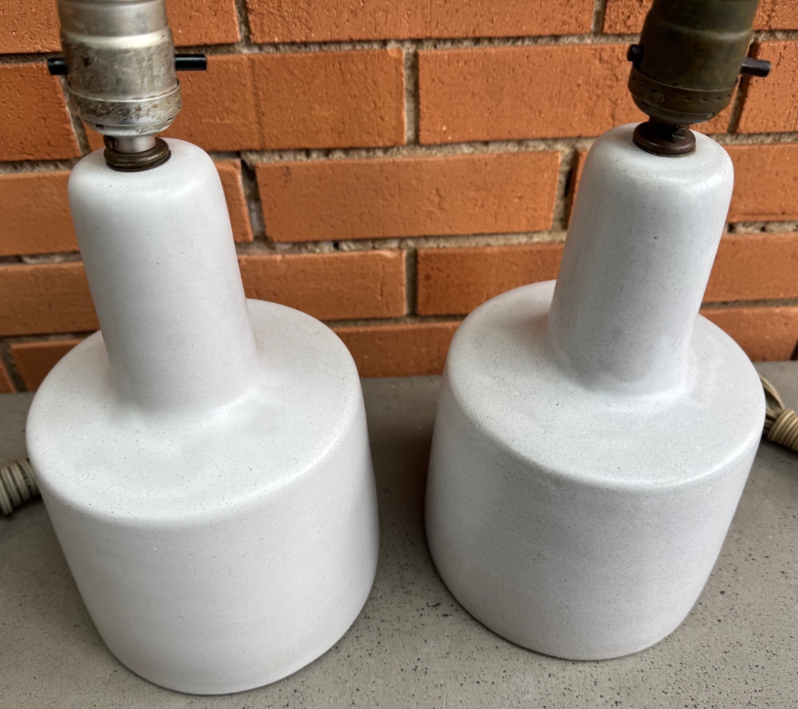 Vintage MCM MARTZ Ceramic Lamps Mid Century Modern Lighting 60s Marshall Studios