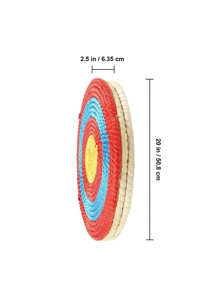 Straw Archery Target, 20-inch Target, Traditional Solid Round Archery Target