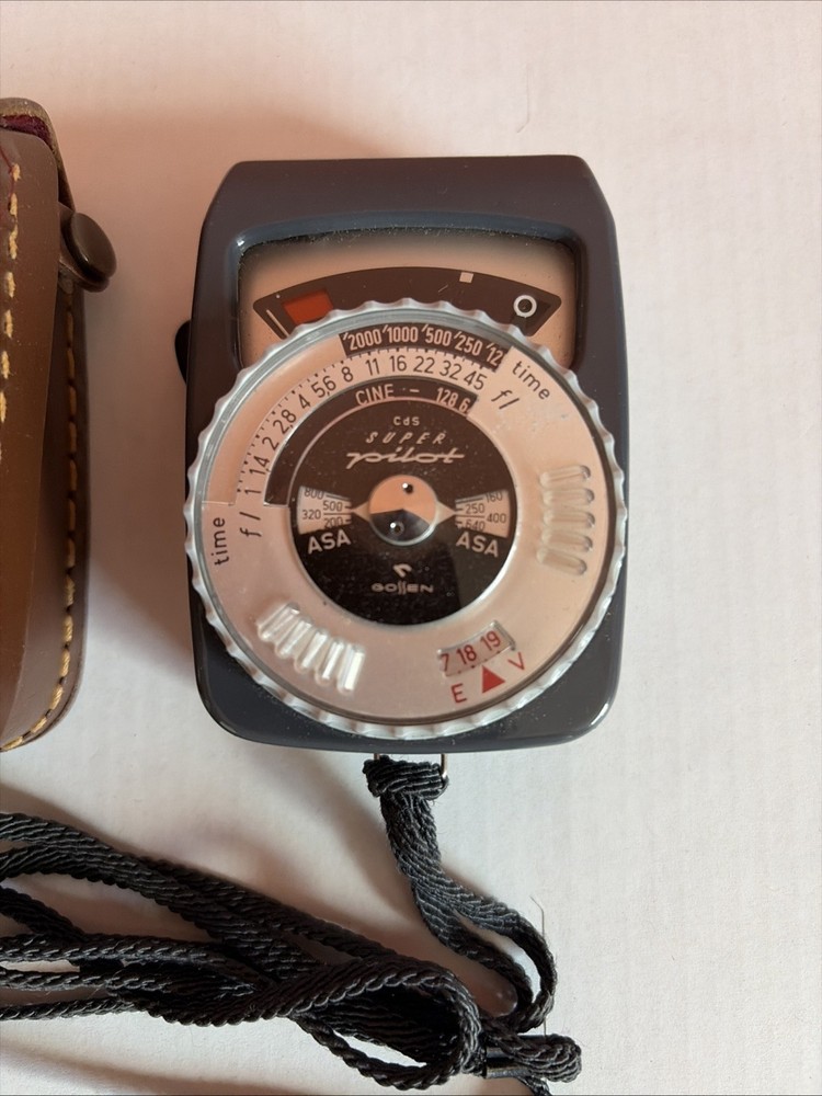 Gossen CdS Super Pilot Light Meter Untested with Case