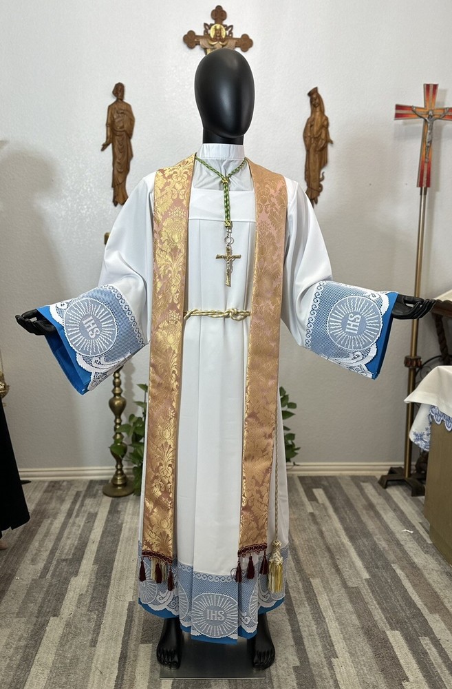 ROSE CHASUBLE + STOLE ROSE0005