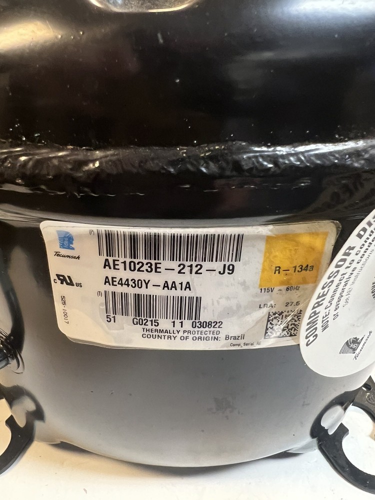 Tecumseh AE4430Y-AA1A Replacement Refrigeration Compressor