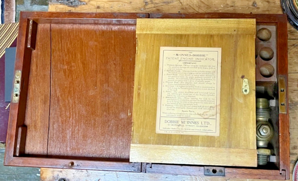 McInnes-Dobbie PATENT Steam Engine Indicator, Pattern A, Glasgow 1900’s.