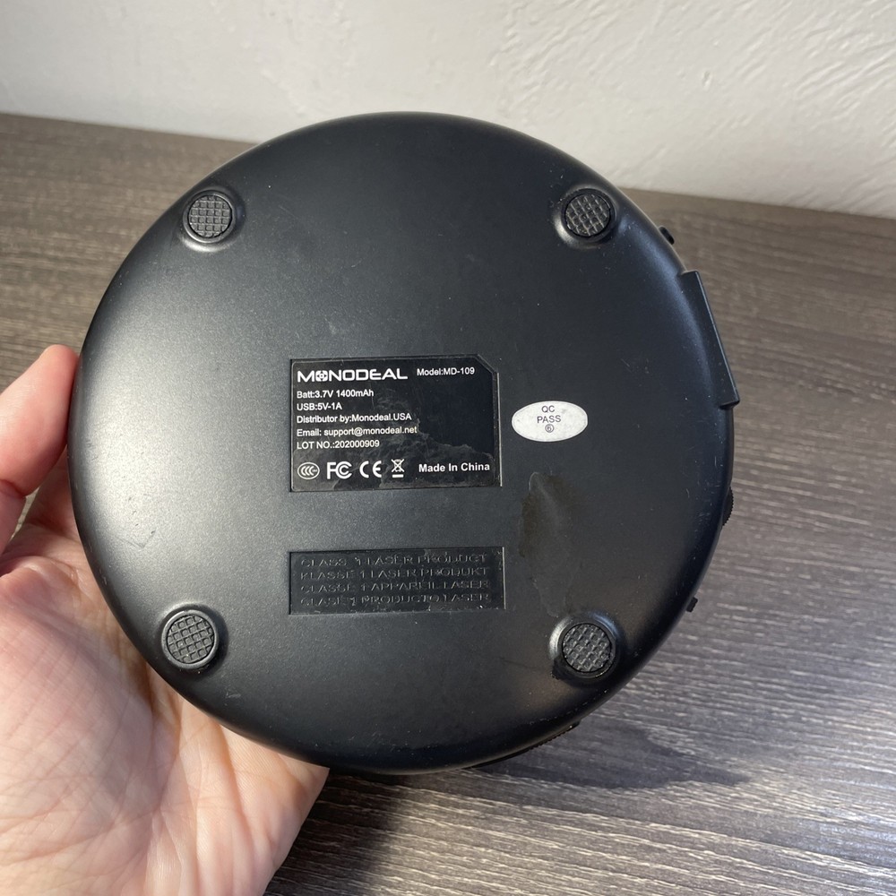 *Read Desc* Portable CD Player MONODEAL Rechargeable Personal CD Player MD-109
